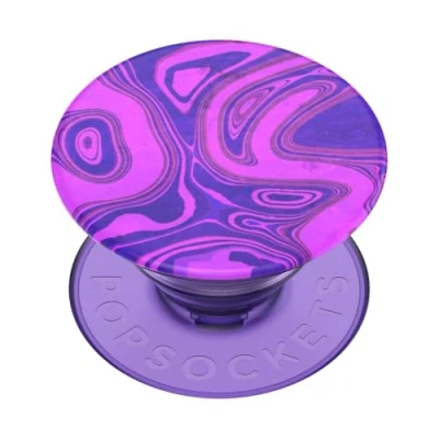 Abbildung von PopSockets: PopGrip Plant Ausziehbarer Sockel und Griff aus Pflanzlichen Materialien mit Austauschbarem Oberteil für Smartphones Tablets Lava Flow