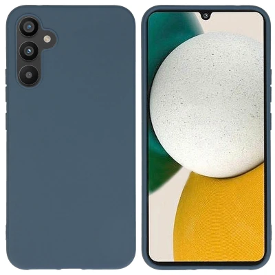 Abbildung von Samsung Galaxy A34 (5G) Hülle Silikon iMoshion Soft Case/Backcover Handyhülle Dunkelblau