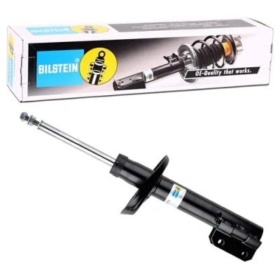 Abbildung von BILSTEIN B4 OE Replacement 22 257376 Stoßdämpfer Vorderachse rechts Gasdruck Zweirohr Federbein oben Stift, unten Schelle OPEL: Corsa E Schrägheck