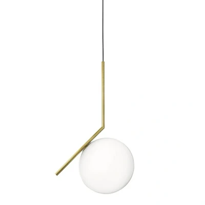 Abbildung von FLOS IC S2 Designer Hängeleuchte, Messing