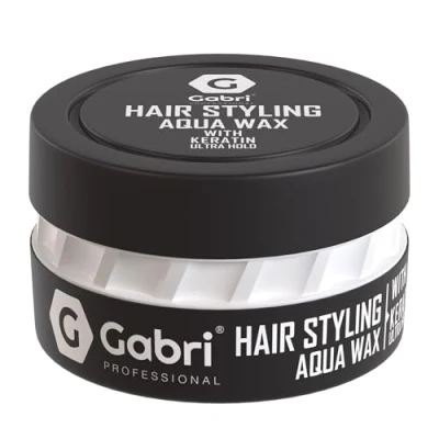 Abbildung von Gabri Hair Styling Wax 150 ml Haarstylingwachs Haargelwachs Edge Control Maximale Kontrolle und lange Haltbarkeit Haarwachs für Männer Frauen (Keratin Ultra Hold, (1er Pack))