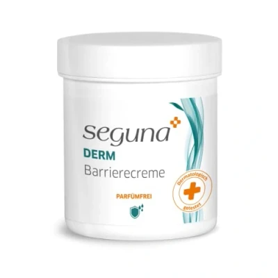 Abbildung von SEGUNA Derm Barrierecreme, 100ml, parfümfreie Creme, zur Pflege trockener Haut, ohne Konservierungsstoffe