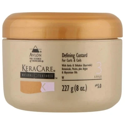 Abbildung von KeraCare Natural Textures Curl Defining Custard 227gr. Styling Gel