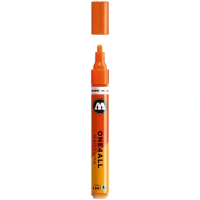 Abbildung von Molotow Permanentmarker One4All 227 HS nachfüllbar 4mm dare orange