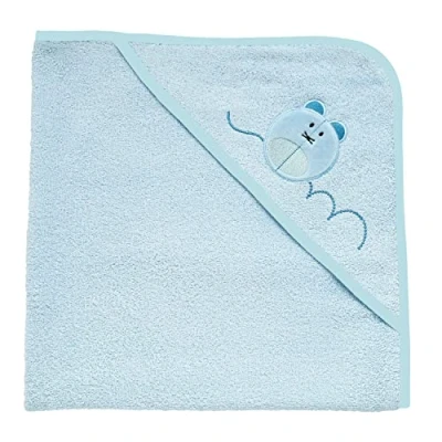 Abbildung von Chicco Kaputzenhandtuch Maus 0m+ Blau