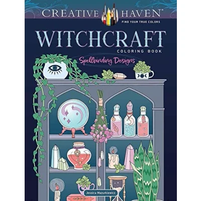Abbildung von Creative Haven Witchcraft Coloring Book: Spellbinding Designs (Creative Books)