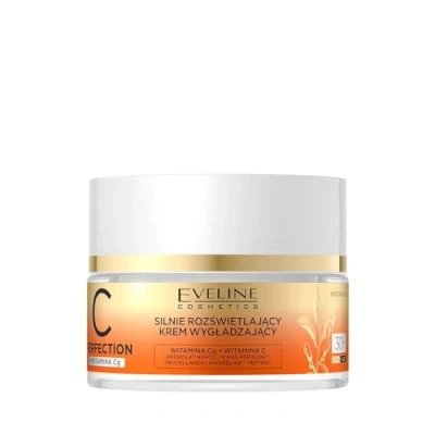 Abbildung von Eveline Cosmetics C Perfection Strahlende Glättungscreme 30+ mit Tri Collagen Komplex, Neroli Hydrolat &amp; Argireline Anti Aging, Aufhellend, Feuchtigkeitsspendend, 50ml