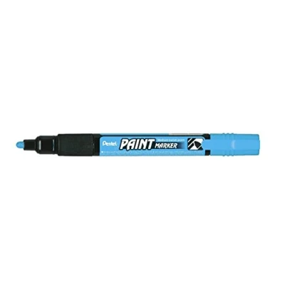 Abbildung von Pentel MMP20 SO Permanent Marker 2,0 mm Rundspitze Lackmarker, 1 Stück, hellblau