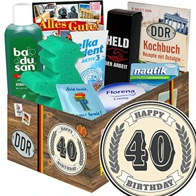Abbildung von 40. Geburtstag/DDR Pflegeset / Geburtstag