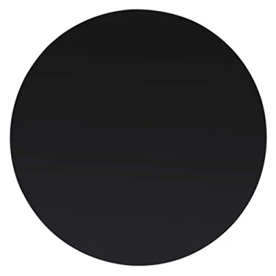 Abbildung von vidaXL Tischplatte Esstischplatte Glasplatte Ersatztischplatte Couchtischplatte Gartentischplatte Gehärtetes Glas Rund 500mm Schwarz