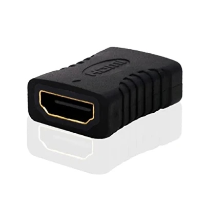 Abbildung von BIGtec HDMI Kupplung Adapter Verbinder Buchse zu Verlängerung 4K Ultra HD UHD 3D Full 1080p HDR ARC 4K@60HZ Highspeed mit Ethernet