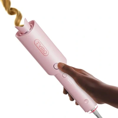 Abbildung von TYMO CURLPRO Lockenstab Automatisch Hitzeschutz Beach Waves Lockenstäbe 25mm mit 3 Temperaturstufen, 160 210℃, Automatischer Rotierender für Große und Kleine Locken, Rosa