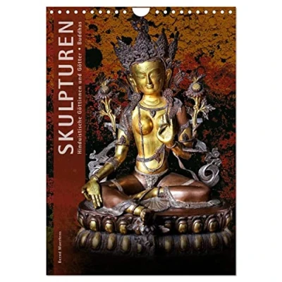 Abbildung von SKULPTUREN Hinduistische Göttinnen und Götter Buddhas (Wandkalender 2025 DIN A4 hoch), CALVENDO Monatskalender