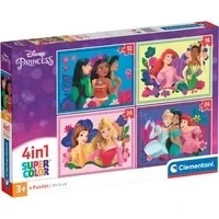 Abbildung von Clementoni Disney Prinzessinnen Puzzles 4 in 1