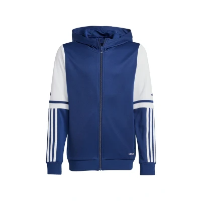 Abbildung von adidas Performance Squadra Sweatjacke für Kinder, Größe: 176, Blauweiss