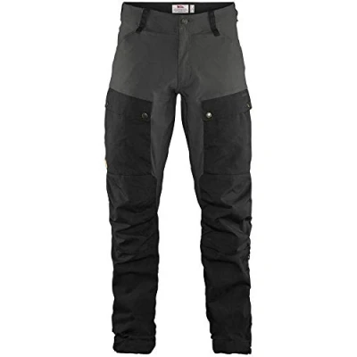 Abbildung von Fjällräven Herren Keb Trousers M Reg Hose, Black Stone Grey, 56 EU