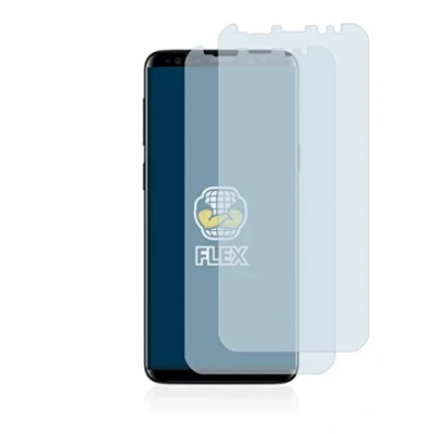 Abbildung von BROTECT 2 Stück Full Cover Schutzfolie für Samsung Galaxy S9 Plus Screen Displayschutz Folie [3D Curved, Anti Fingerprint, Kristall Klar]