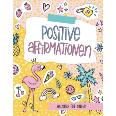 Abbildung von Positive Affirmationen Malbuch für Kinder
