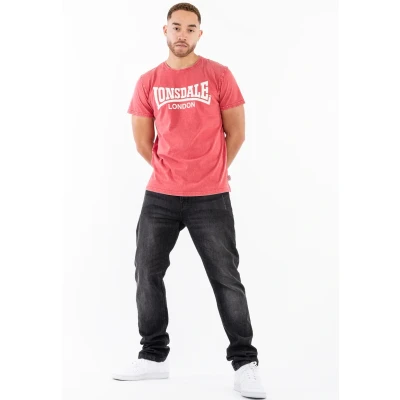 Abbildung von Lonsdale Normale Passform Stofa Tshirt print, Herren, Größe: 3XL, Red ecru