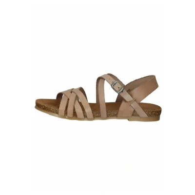 Abbildung von Cosmos Comfort Damen 6106 807 Flache Sandale, Taupe, 40 EU