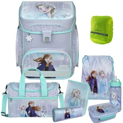 Abbildung von Scooli Schulranzen Jungen Mädchen 1. Klasse (Schulranzen Set 8tlg., 8 tlg., 8tlg. mit Sporttasche, Brotdose und Trinkflasche)
