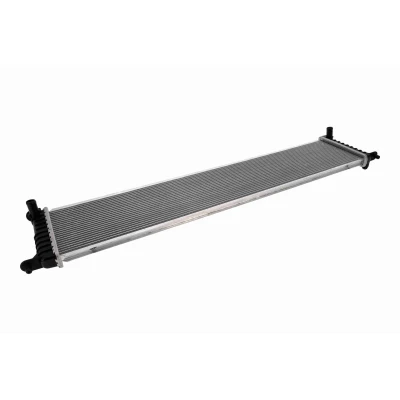 Abbildung von VEMO V58 60 0001 Kühler, Motorkühlung Aluminium 850mm 174mm 16mm Automatikgetriebe Kühlrippen gelötet TESLA: Model S (5YJS) 85D AWD, 85, 70D 70