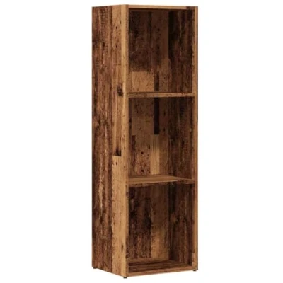 Abbildung von vidaXL Bücherregal Altholz Optik 36x30x114 cm Holzwerkstoff, Büroschrank, Bücherregal, Regal, Büroregal, Bücherregale, Regale, Aktenregal