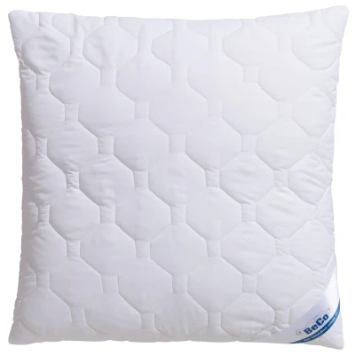 Abbildung von Beco Microfaserkissen &quot;BeCo MF50, Bezug: Microfaser Feinbatist&quot;, Füllung: 100% Polyester, (1 St.), Kopfkissen 40x80 cm, 80x80 Kissen ist flauschig und stützend