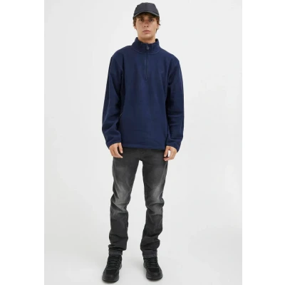 Abbildung von North Bend Nbcotas M Fleecepullover, Herren, Größe: Small, Navy blazer