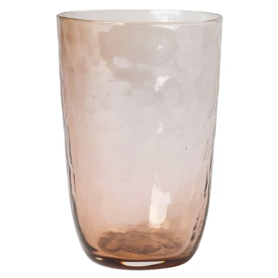 Abbildung von Broste Copenhagen HAMMERED Trinkglas brown 0,5 l (1 Stück)