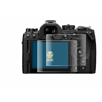 Abbildung von BROTECT 2 Stück Full Cover Schutzfolie für Olympus OM System 1 Mark II Screen Displayschutz Folie [3D Curved, Kristall Klar]