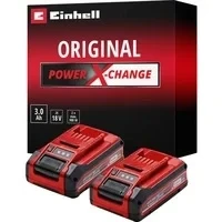 Abbildung von Einhell Akkupacks &quot;Akku 18V 3Ah PXC Plus Twinpack&quot;, 18,0 V, universell verwendbar für alle Power X Change Geräte, ohne Ladegerät