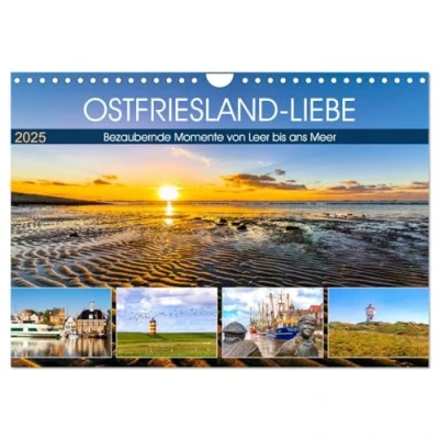 Abbildung von OSTFRIESLAND LIEBE (Wandkalender 2025 DIN A4 quer), CALVENDO Monatskalender
