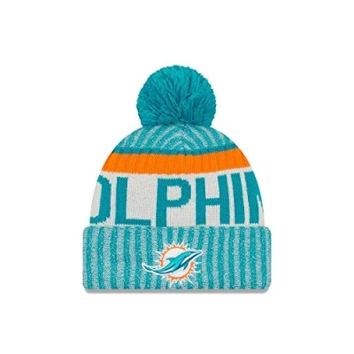 Abbildung von New Era Miami Dolphins NFL Sideline Mütze, Größe: One Size, Turquoise