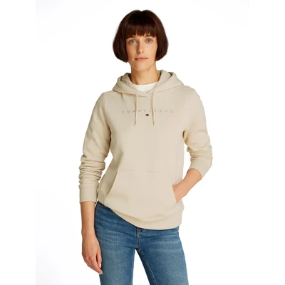 Abbildung von Tommy Jeans HOODIE TJW REG TONAL LINEAR EXT mit Kängurutasche, Logoschriftzug