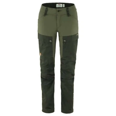 Abbildung von Fjällräven KEB Trousers Outdoorhose, Damen, Größe: 42, Deep forest/laurel green