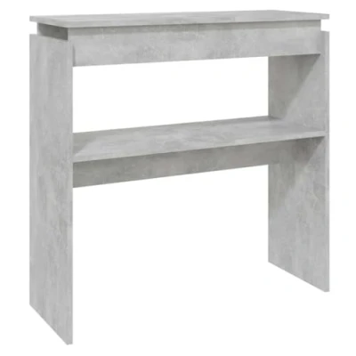 Abbildung von vidaXL Konsolentisch Konsole Beistelltisch Flurtisch Sideboard Ablagetisch Wandtisch Frisiertisch Schminktisch Betongrau 80x30x80cm Holzwerkstoff