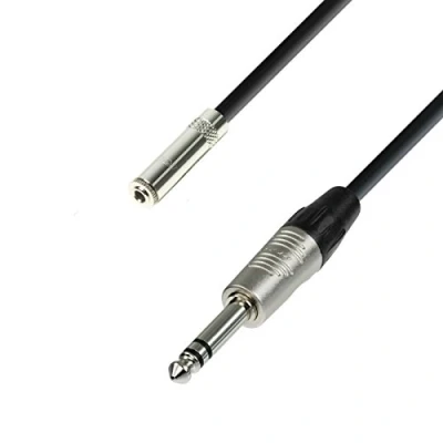 Abbildung von Adam Hall Cables 4 STAR BYV 0300 Symmetrisches Kabel REAN Miniklinke Female TRS auf Klinke 3 m