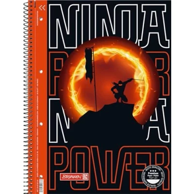 Abbildung von Brunnen Collegeblock Ninja Power A4 LIN 27