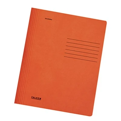 Abbildung von Falken Schnellhefter A4 Manila RC Karton 240g/qm intensivfarben orange