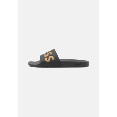 Abbildung von BOSS Aryeh Pantolette flach, Herren, Größe: 40, Black Schuhe