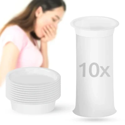 Abbildung von ECENCE Arzttasche Brechbeutel mit Ring 10x Spuckbeutel Auto (10 tlg)