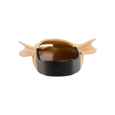 Abbildung von arena Powerfin Pro II Schwimmbad Trainingsflossen, Schwimmflossen für Erwachsene, Flossen aus 100% Silikon, Komfortable Kurzflossen das Schwimmbad, 42 43, GOLD