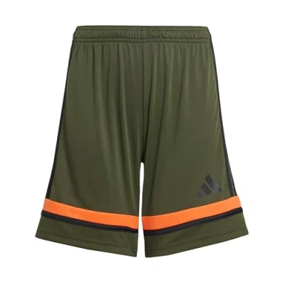 Abbildung von adidas Unisex Kinder SQUADRA25 Short Kids, Night Cargo/Black/semi Impact orange, 11 12 Years