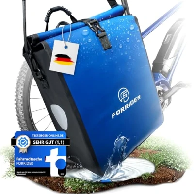 Abbildung von Fahrradtasche Basic 22L Wasserdichte Gepäckträgertasche perfekter Allrounder