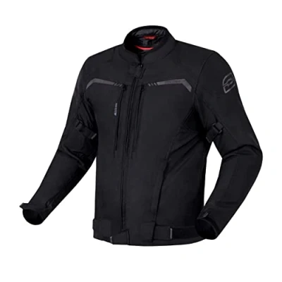 Abbildung von OZONE MOTO Delta IV Motorradjacke Herren Wasserdicht Membran Ellbogen und Schultern Protektoren 3 Belüftungskanäle Reflektierende Elemente 4 Taschen