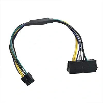 Abbildung von Gintai Austausch des Netzteiladapterkabels für Dell Optiplex 3020 7020 9020 24 Pin to 8 18AWG ATX 30CM