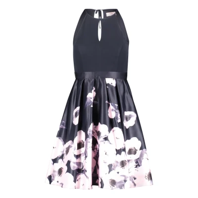 Abbildung von Vera Mont MIT Blumenprint Cocktailkleid/festliches Kleid Dark bluerosé, Damen, Größe: 32, blue rosé