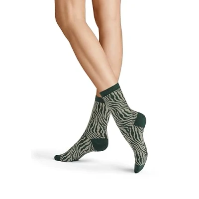 Abbildung von Hudson Damen Socken Zebra Fashion bottle green 0541 39 42