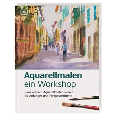 Abbildung von Aquarellmalen ein Workshop: Ganz einfach lernen für Anfänger und Fortgeschrittene